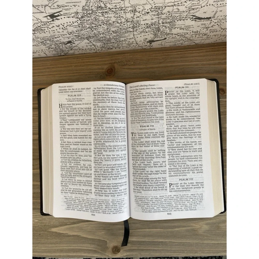 Holy Bible KJV Ultra Thin Reference Bible Cornerstone Publishers Small Print